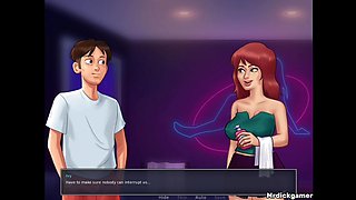 Summertime Saga Anon Fucks Two Hot Bitches and Creampies on There Nasty Pussy