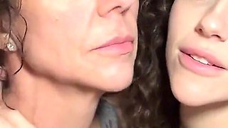 Stepmother Stepdaughter Kissing Asmr Mouth Sounds Kissing Sounds Sexy Kissing Lesbian Older Younger Age Gap