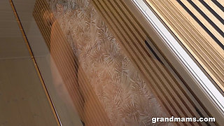They Don't Call her Jennifer Wett for Nothing! 65yo BBW Granny at GrandMams