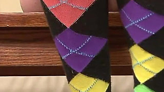 Socks Make Her Sugar Daddy's Cock Erupt