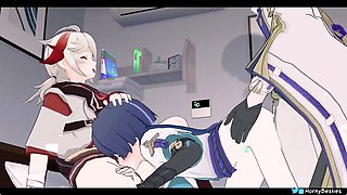 Hot animated compilation featuring cartoon and anime action