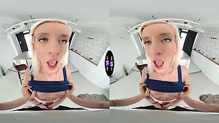 TmwVRnet - Justicia Blonde - Yummy fuck in the kitchen