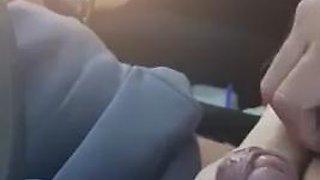 Me. I take my girlfriends for a walk and in the car she fucked her on the road