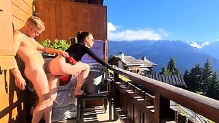 Public Flashing Gardener Gets BDSM Surprise