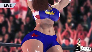 A racist redneck and a rude female wrestler meet their match when they get fucked deep and hard by the least likely suit