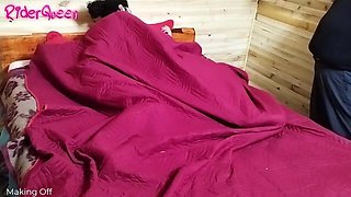 Surprised in Bed - Cuckold Husband Films His Wife with a Young Fucker