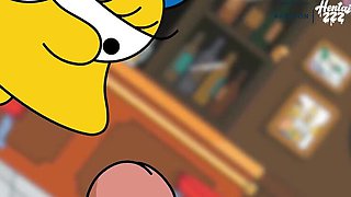Marge Takes Big Dick Doggy Style - Anal Creampie in HD