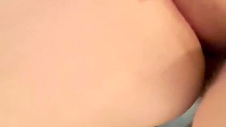 Chubby Amateur Gets Fucked Deep in Her Hairy Pussy From Behind