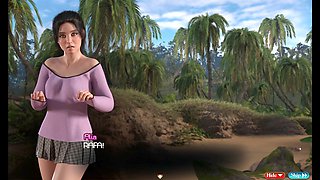 Alia and Kaley want to have a wild threeway beach party near Alia's place