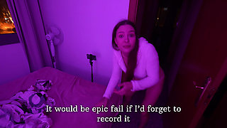 POV Helping My Stepsister Shoot a Porn. First Time Anal. Ass to Mouth. Facial Ce