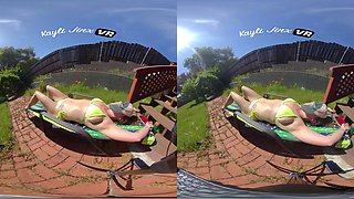 Sunbathing In My Neon Bikini