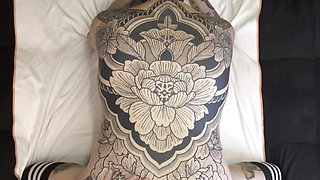 Intense Facefucking & Anal Speculum Fun with Tattooed Wife