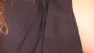 BBW Black Dress and Stockings Compilation - Blowjob and Hard Fuck with Creampie on Ass and Tits