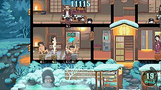 Yukiya Hot Spring the Waters of Fertility Hentai Game Ep.4 Wife Creampie While Her Husband Is Resting in His Bed!