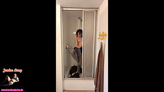 Showering and shaving with a coat and co.