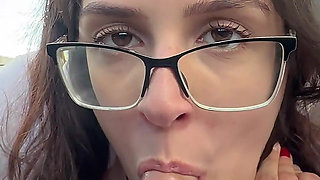 I Got Caught Giving "therapy" in His Car.. in Public