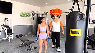 PornDude's Hardcore Gym Bang with Busty Gal Ritchi