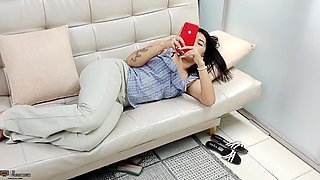 Deep Blowjob From My Stepmother Until She Swallows All My Milk - Porn in Spanish