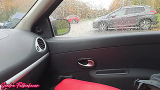 Sandra Falkenhauer - No Panties in Red Pantyhose