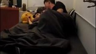 Korean stunner is hotwife on her playmate not knowing about a covert camera in the guest room
