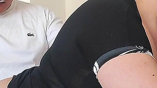 Sexy and Hot Stepmom, Only Fans in Slow Motion, in the Kitchen