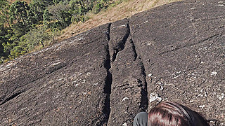 Husband Didn't Want to Accompany Wife to the Viewpoint, so I, the Tour Guide, Ate Her Hot Ass