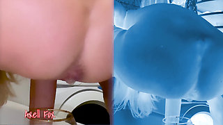 Sperm Drain 8. French MILF Drains Cum in Bathroom! X-ray Design.
