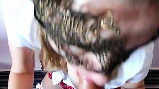 German MILF Gives Rough Blowjob