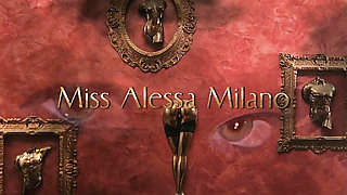Miss Alessa Milano Red Latex, XXL Rubber Cock & My SissyBitchs Ass