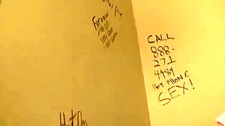 Vicky Vixen Takes BBC at Gloryhole - Big Tits Blonde Amateur Cum in Mouth