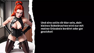 German Mistress Makes You Clean Your Ass - Anal Enema Punishment & JOI