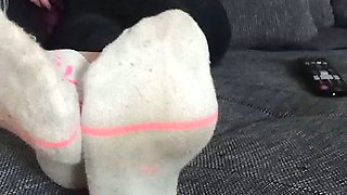 Milf school principal having a foot fetish in her office