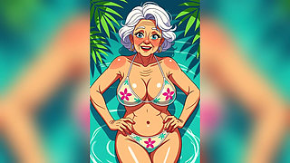 Old Granny Teasing Animation