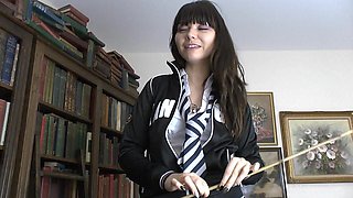 Helen Gets to Punish You with Headmistress's Cane