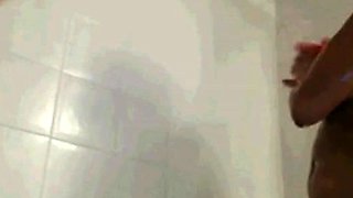 Big Booty Latina With Huge Tits In The Shower