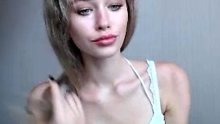 Naked Blonde Teen Girl Pussy Masturbation On Webcam