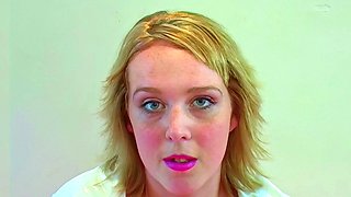 Chubby sucker gives multiple sloppy BJ's with cum facials