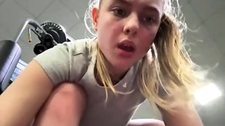 Passionate sex with a stranger after training