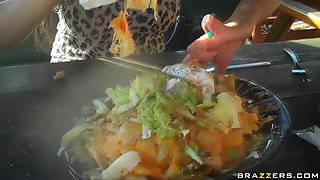 Eating Nachos, Fucking Tacos With Priya Rai, Keiran Lee - Brazzers