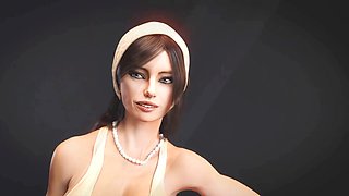 Anime fantasy featuring Misskitty2k with 3D animated hentai action
