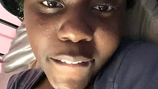 This Female Rapper HAD To Bust A Nut (Solo Ebony Female) Stripping , Talking Dirty , Fingering , Moans With Cum & Juices