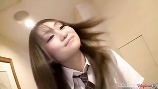 College Uniform featuring hottie's cum inside sex