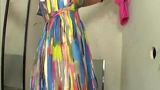 Perfect Tit Blonde Tries Her First Gloryhole Cock