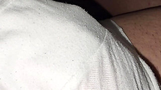 Step mom hand slip under step son underwear touching his dick