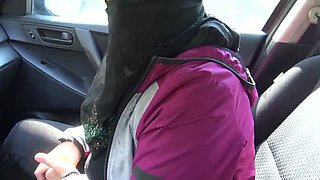 German Man Picks Up Muslim Hijab Girl for Rough Outdoor Sex