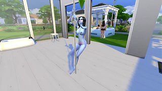 Amateur Trans Alien's Wild Fantasy Sparks Sims Seduction