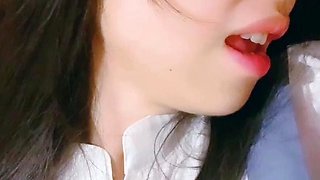 Extreme close up on her pussy taking toys