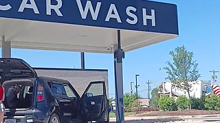 Haybabe at the Carwash