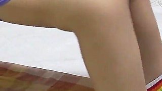 Cut Thong Leotard Wedgie Crotch Training, Natural Tits and Nice Body Japanese Girl Airi Honoka