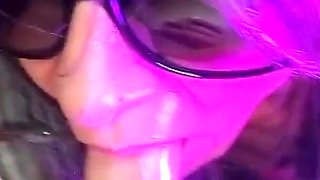Cumface as I Like Them, Colored Blowjob